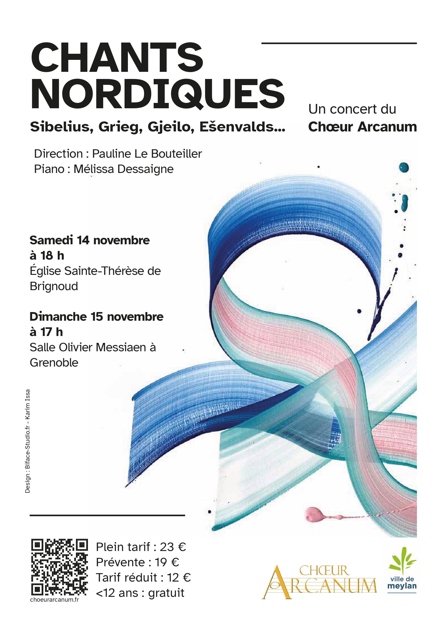 Affiche du concert